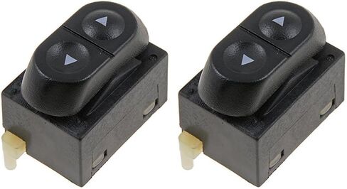 مفتاح نافذة الطاقة Dorman 901-306 - أمامي يسار ويمين، زر واحد متوافق مع موديلات مختارة من Ford / Mercury in Saudi Arabia