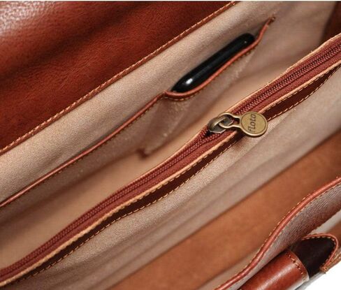 حقيبة ماسنجر جلدية من فلوتو نوفيلا (بني التبغ) in Kuwait