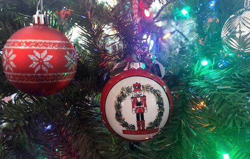 University of Georgia Bulldogs Ceramic Ball Ornament - Team Logo & Kick Off Design w/Ribbon & Bells by Magnolia Lane - Christmas Decoration, Gift for UGA Students, Alumni - for Home, Dorm Decor in Saudi Arabia