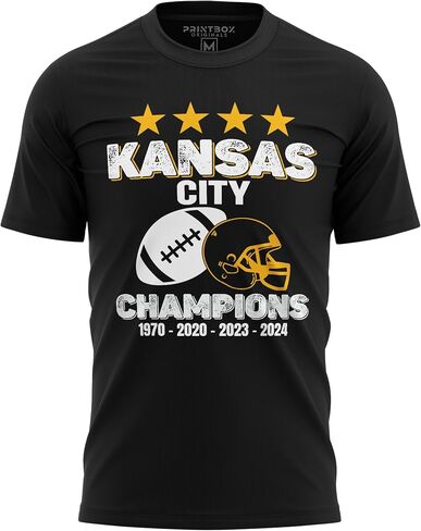 تي شيرت رجالي Kansas City Champions 2024، قمصان Kansas للرجال، قميص الفائزين في يوم لعبة كرة القدم in Saudi Arabia