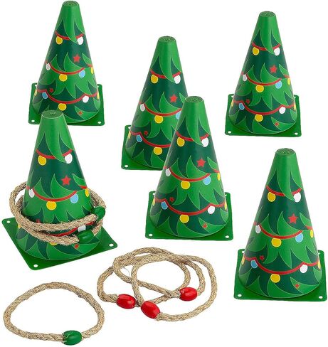 Fun Express Christmas Tree Cone Ring Toss Game in Saudi Arabia