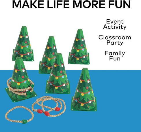 Fun Express Christmas Tree Cone Ring Toss Game in Saudi Arabia