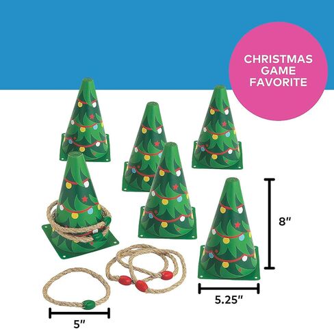Fun Express Christmas Tree Cone Ring Toss Game in Saudi Arabia