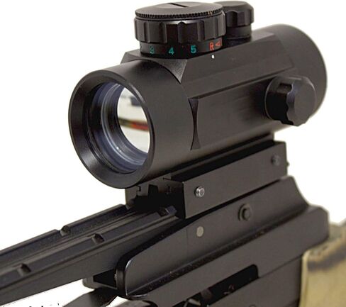 معالج 1 × 30 مم أحمر / أخضر Riflescope قابل للتحويل 3/8 "و 7/8" السكك الحديدية in Saudi Arabia