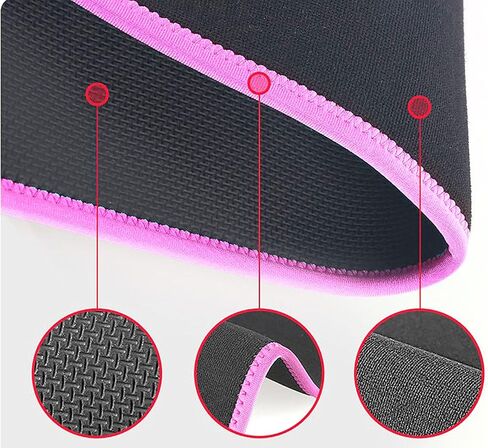 YIKANGHENG Elastic OK Cloth Black and Pink Waist Support Belt with Pocket for Yoga, Running and Sports in Saudi Arabia