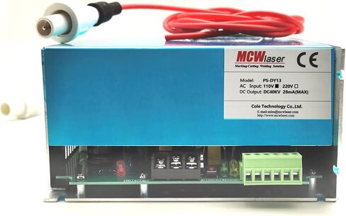 MCWlaser 100W CO2 Laser Power Supply DY13 for 90W 100W Laser Tubes 110V Power Supply for RECI W2/S2 Laser Tube in Saudi Arabia