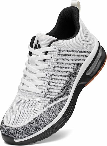 حذاء الجري Mishansha للرجال، حذاء رياضي مزود بوسادة هوائية، حذاء مشي مريح، حذاء تنس مريح، حذاء ركض مسامي للرجال مقاس 7.5-15... in Kuwait