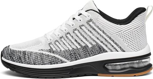 حذاء الجري Mishansha للرجال، حذاء رياضي مزود بوسادة هوائية، حذاء مشي مريح، حذاء تنس مريح، حذاء ركض مسامي للرجال مقاس 7.5-15... in Kuwait