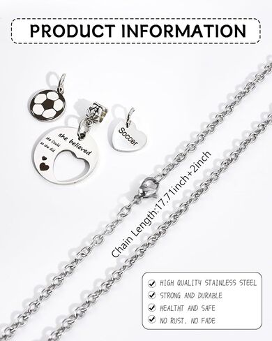 Softball/Soccer/Basketball Necklace for Women Teen Girls Gift Ideas for Christmas Graduation Birthday in Saudi Arabia
