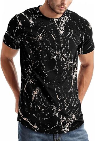 تيشيرتات رائعة مطبوعة ثلاثية الأبعاد من Keasmto بتصميم جرافيك كاجوال صيفي بأكمام قصيرة تي شيرت للرجال والنساء in Kuwait