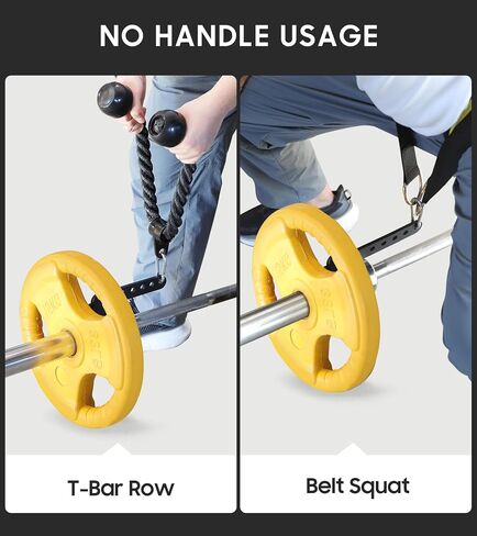 Belt Squat Collar, Belt Squat Attachment Fit 2" Olympic Bars, Landmine Attachment for Barbell, Deadlifts Squats Pull Ups T Bar Row Attachment in Saudi Arabia