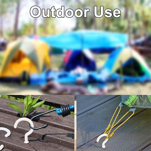 HULISEN 2.9" Large Ceiling Hooks, 24 Pcs Heavy Duty Screw-in Wall Hooks, Vinyl Coated Sturdy Screw Cup Hook for Hanging Plants, Mugs, Wind Chimes, Utensils (Easy to Install) in Saudi Arabia