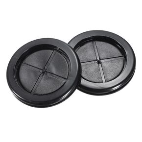 uxcell Rubber Grommet Round Double-Sided Mount Dia 60 mm ID 50 mm for Wire Protection 10pcs