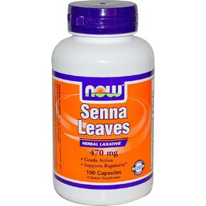 NOW Foods - Senna Leaves 470 mg 100 caps