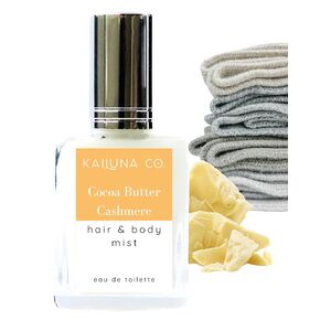 Juicy Georgia Peach Natural Hair & Body Mist Spray, Alcohol-Free, Eau de Toilette, Made in California 33, 0.5Fl Oz