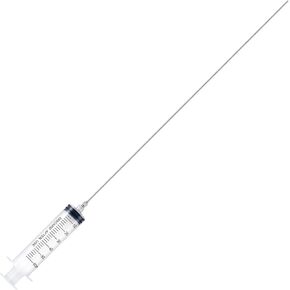 1 Pcs Blunt Needle Tip 14Ga 16" with 30ml Luer Lock Syringe, 14G Dispensing Long Needle with Stainless Steel Hub for Scientific Labs, Measuring and Refilling