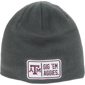 ZHATS NCAA Officially Licensed Beanie Edge Patch Defer Charcoal
