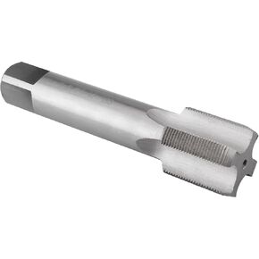 Burkit 1-3/8"-18 UNEF Thread Tap Right Hand, HSS 1-3/8 x 18 UNEF Straight Fluted Machine Tap