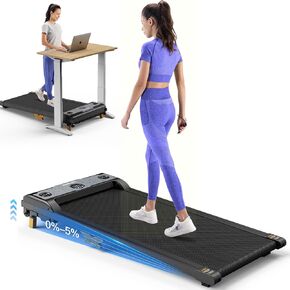 Walking Pad, Under Desk Treadmill, 3 in 1 Portable Small Exercise Walking Treadmill for Home Office