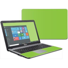 MightySkins Skin Compatible with Asus VivoBook X540SA X540LA 15.6" wrap Cover Sticker Skins Solid Lime Green
