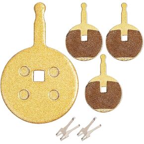 2 pairs full set BB5 Brake Pads Bicycle Disc Compatible MERIDA GIANT Avid Mechanical and Promax DSK-710 FLJ Akiho DD Evolution UBGO MTB Bikes metal full Metallic (L15)