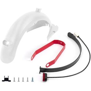 XBERSTAR Rear Fender Set Compatible with Ninebot Max G30 Electric Scooter Rear Mudguard Scooter Fender Bracket Scooter Replacement Accessory
