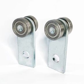 2 Sets 2 Wheel Trolley Assembly Rollers Two Bearing Trolley Assembly，Stable Welded Roller Trolley for 1-5/8" Wide and All 1-5/8" or Taller Strut Channel
