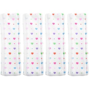 FOMIYES 2 Pairs Nasal Cannula Ear Cushions Cute Heart Style Oxygen Ear Pads Oxygen Tubing Cushion and Cheek Protectors Comfort Cannula Wrap Oxygen Covers for Oxygen Users