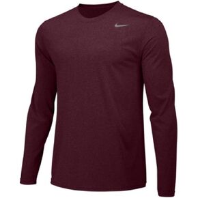 Nike Boys Legend Long Sleeve Athletic T-Shirt (Royal, Youth Medium)