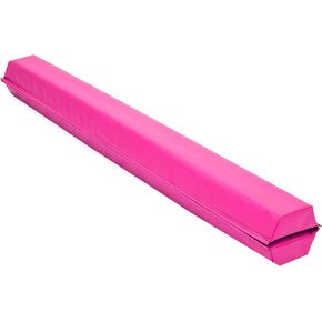 Best Choice Products 8ft Folding Medium-Density Foam Floor Balance Beam for Gymnastic and Tumbling