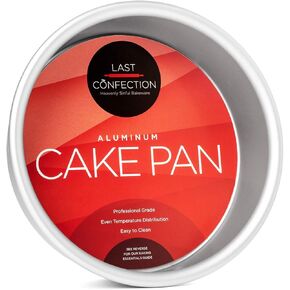LAST CONFECTION 6" x 2" Aluminum Round Cake Pan - Professional Bakeware