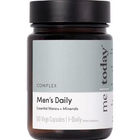 – Men’s Daily Multivitamin and Mineral Supplement, 60 Capsules with 27 Vitamins, Minerals and Herbs, Including D, C, A, B, Biotin and Zinc, Vegetarian