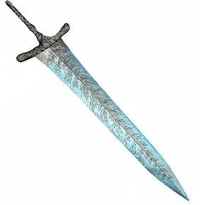 crafthand Hot Game Moonlight Great Sword Metal Martial Arts Weapon Sword Keychain 11.8'' Sword Collection Cosplay Prop Backpack Decoration Desktop Display Decoration