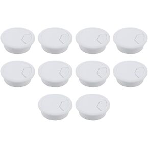 Xiaoyztan 2.8" Round Desk Grommet Desktop Wiring Hole Cover ABS Plastic Wire Grommet Cable Cord Organization for 2.38 Inch Hole Beige 10 Pcs in Kuwait