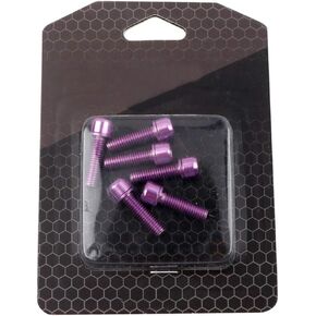 Handlebar Stem Screws, M5 18mm Plated Bike Stem Bolt Replacement Cycling Accessories ()