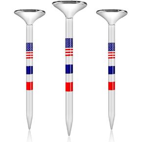 Golf Tees, Golf Tees 3 1/4'' Unbreakable Transparent Acrylic, Plastic Golf Tees Reduce Side Spin & Friction, Long Golf Tees Bulk with Big Cup & 8 Prongs Golf Accessories for Men 50 Pack