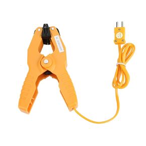 Ht-05 K Type Thermocouple Sensor Temperature Pipe Clamp 1~3/8' -40~200?,Temp Clamp HVAC and User Friendly Design, Industrial Use,2-Pipe Clamp Thermometer Kit with Wide Operation Temperature Range