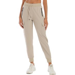 Rrosseyz Womens Cargo Pants with Pockets-Lightweight Quick Dry Waterproof Hiking Pants for Travel Casual Athletic and Outdoor