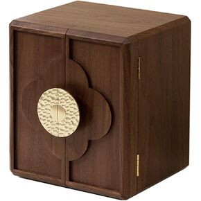 صندوق مجوهرات خشبي، خشب الجوز، مع 5 أدراج، منظم مجوهرات كبير السعة، خشب للنساء والفتيات، صندوق تخزين مجوهرات كلاسيكي، علبة مجوهرات عتيقة in Kuwait