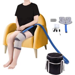 Cold Therapy System Lightweight Therapy Ice Machine Cryotherapy Freeze Kit Tools with Large Universal Pad for Knee Pain Relief Shoulder Ankle Back Hip Leg Arthritis Swelling Injury Recovery (DDS-Y)