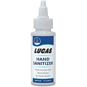 LUCAS OIL Hand Sanitizer/50x1/2 Ounce