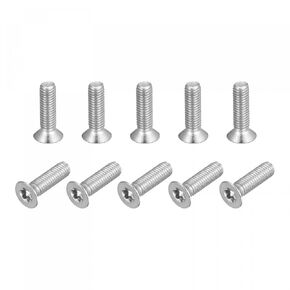uxcell M3x5mm Torx Security Machine Screws, 20pcs 316 Stainless Steel Countersunk Head Tamper Proof Screw Fasteners Bolts