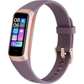 Fitness Tracker with 24/7 Heart Rate Sleep Blood Oxygen Monitor,IP68 Waterproof Smart Watch,1.10''AMOLED Touch Color Screen,Step Counter Health Activity Trackers for Women Men