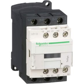 SCHNEIDER ELECTRIC Contactor 600-Vac 18Amp Iec Plus Options LC1D18BL Closing Plate,Alum-Seals A Hub Opening