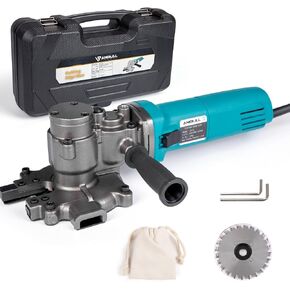 Anbull Electric Rebar Cutter 1100W,Rebar Cutter Cutting up to 1 Inch #8 (4mm-25mm),CE-25 Cutting Edge Saw with Replaceable Blade and Dust Bag