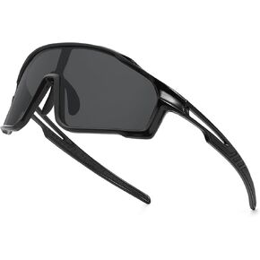 Karsaer Vision Sports Sunglasses for Men and Women Youth Oversized Glasses for Cycling Running Softball Baseball