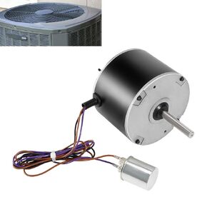 Condenser Fan Motor 0131M00018PSP, 1/4 HP 1-Speed 208/230 V 1100 RPM #Replace Goodman 0131M00018PSP/Zhongshan Broad-Ocean YDK-180S62823-03 Compatible with Goodman/Amana/Janitrol HVAC Equipment