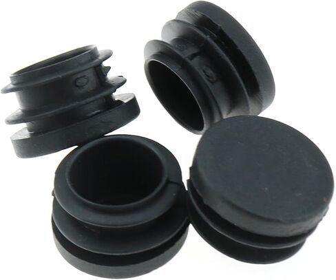 TAODAN 16PCS 32mm Black Round Plastic Plugs Tube End Cap Furniture Upholstery Plug Chair Plug for Bench Leg Table Leg Patio Furniture Inserts in Saudi Arabia