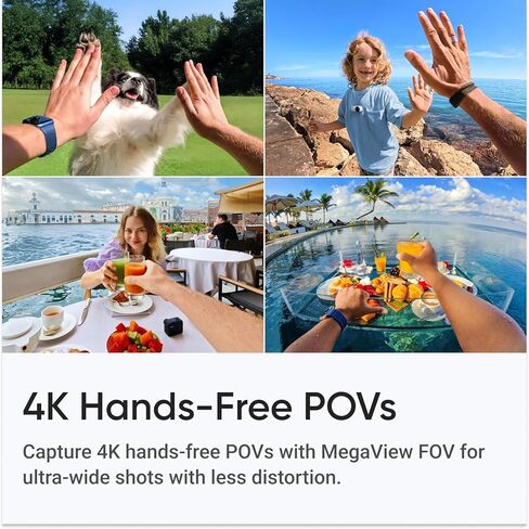 Insta360 GO 3S (White) 128GB Tiny Mighty 4K Action Vlogging Camera, Portable, Mount Anywhere, Waterproof, Stabilization, Hands-Free POV, + Action Pod and Wearable Accessories + Selfie Stick + Tripod in Saudi Arabia