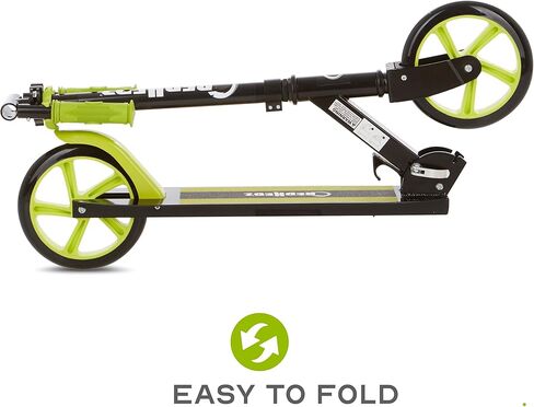 Voyager Big Wheel 2 Wheeled Kick Scooter Folding Scooter for Kids Large 200 MM Wheels, Easy & Portable Fold-N-Carry Design, Ultra-Lightweight, Comfortable & Safe, Durable & Easy to Ride in Saudi Arabia